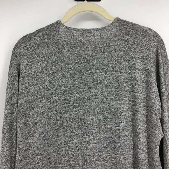Aritzia Wilfred Free Grey Heathered Deep V neck 3/4 Sleeve Shirt size XS - Picture 10 of 15